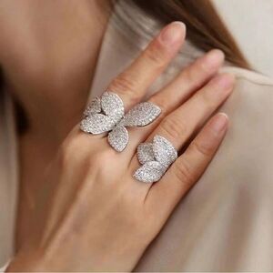 Diamond flower ring M757